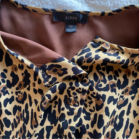 J Crew leopard pleated skirt dress perfect condition! - Picture 2 of 12